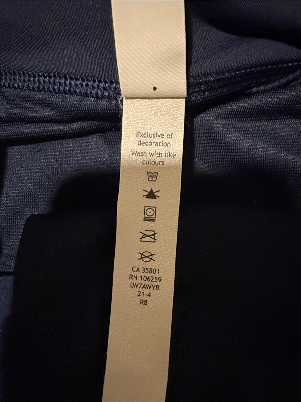 Lululemon Navy Blue Speed-Up Running Shorts Size 4 - Picture 4 of 13